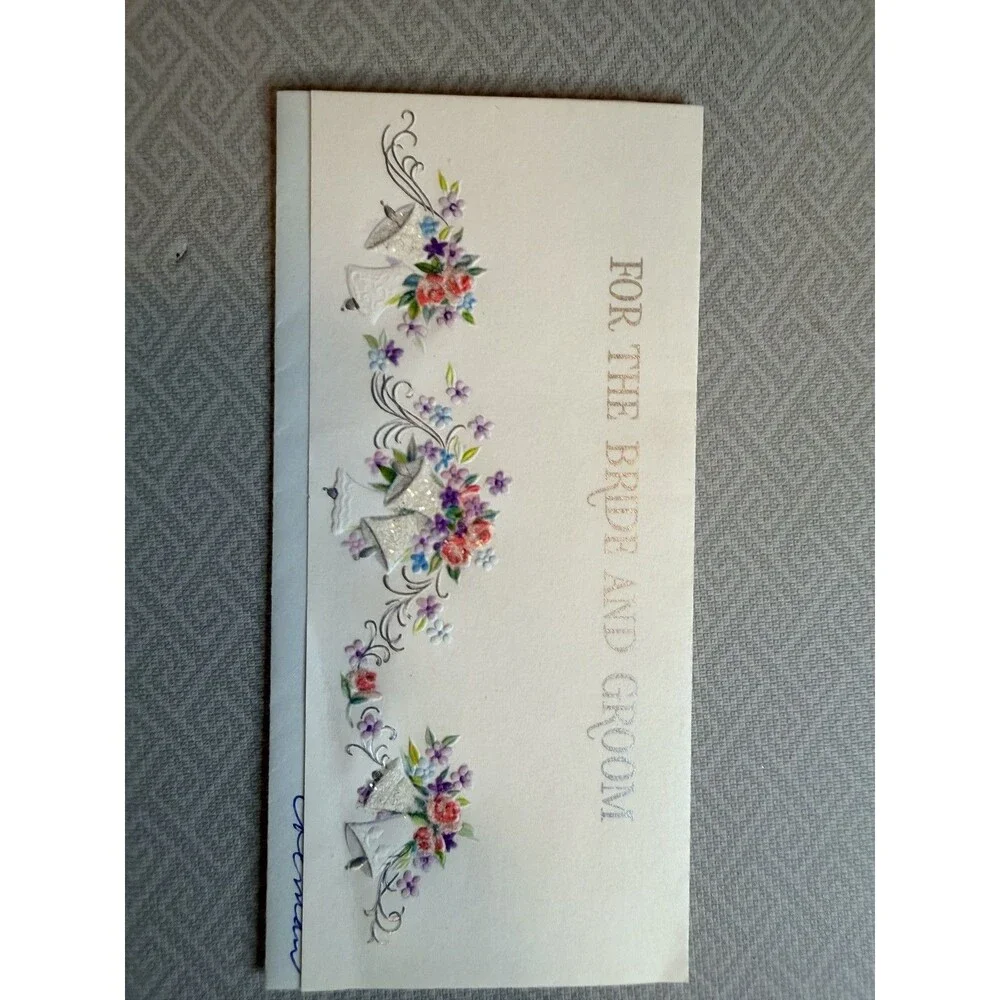 Lot of 33 Vintage Wedding Greeting Cards Used June 1965 Graphic Embossed Glitter
